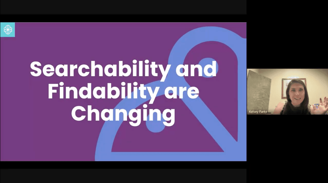 Searchability and Findability are Changing