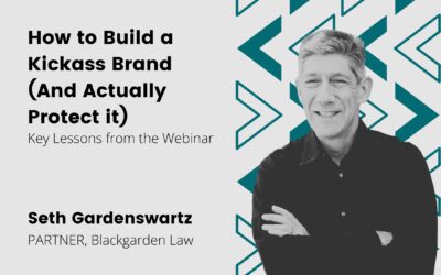 Defensible Branding for Founders: Key Lessons from Seth Gardenswartz